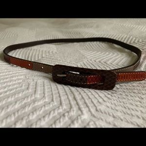 Diesel leather belt